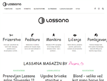 Tablet Screenshot of lassana.si